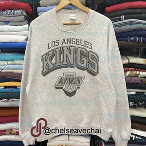 Vintage 90s NHL Los Angeles Kings Hockey Sweatshirt, Los Angeles Kings Shirt Tee